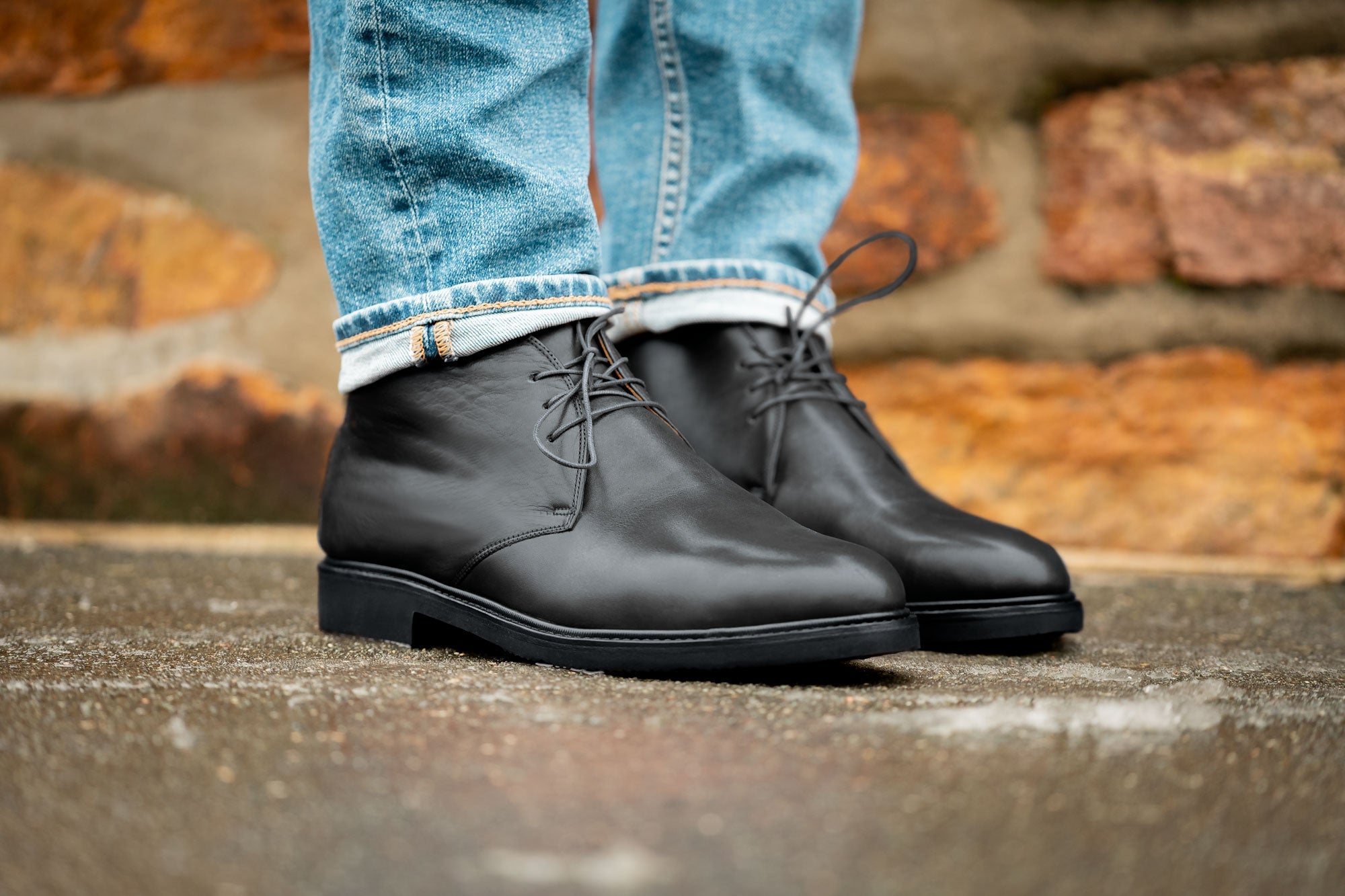 Hennis shoes „Begründer" Schwarz Made in Germany