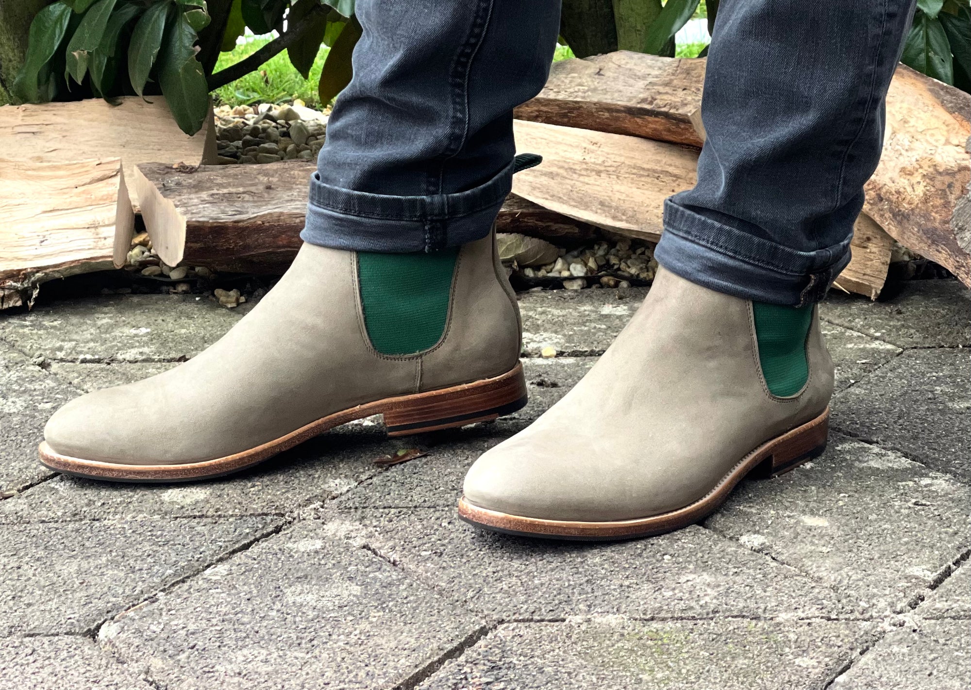 Chelsea Boots „Pionier“ Gemse